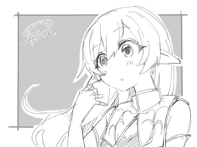 とりあえず描ける状態にはなったので、さくっと落書き 