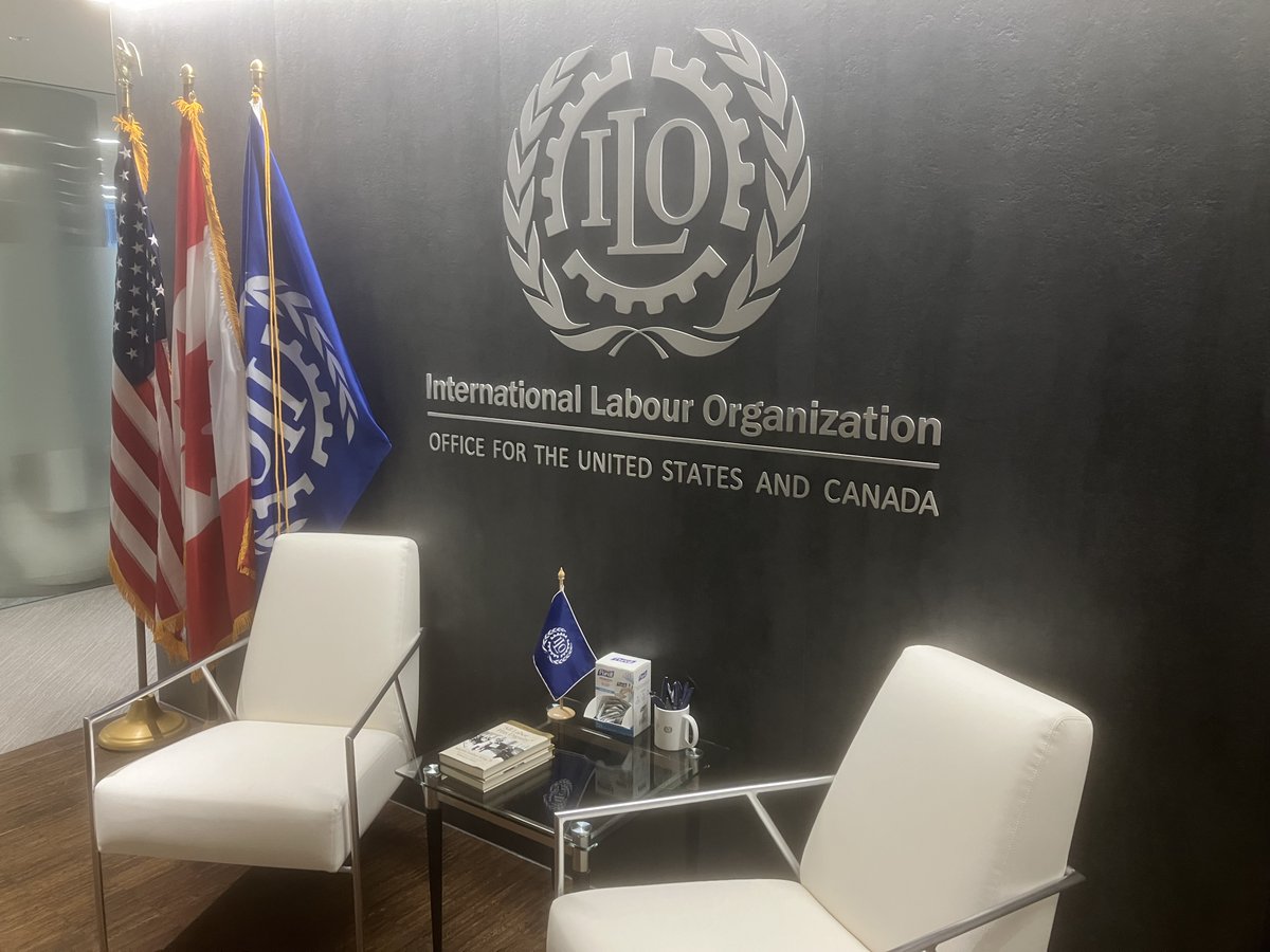 🏆One of the best @ilo Offices I have ever seen: ILO Washington. Greatly managed by Amber, with wonderful colleagues. I even bumped into an ILO seconded staff to the IFC with whom I always connect strongly. Possibly the best equipped Office as well, really taking care of guests.