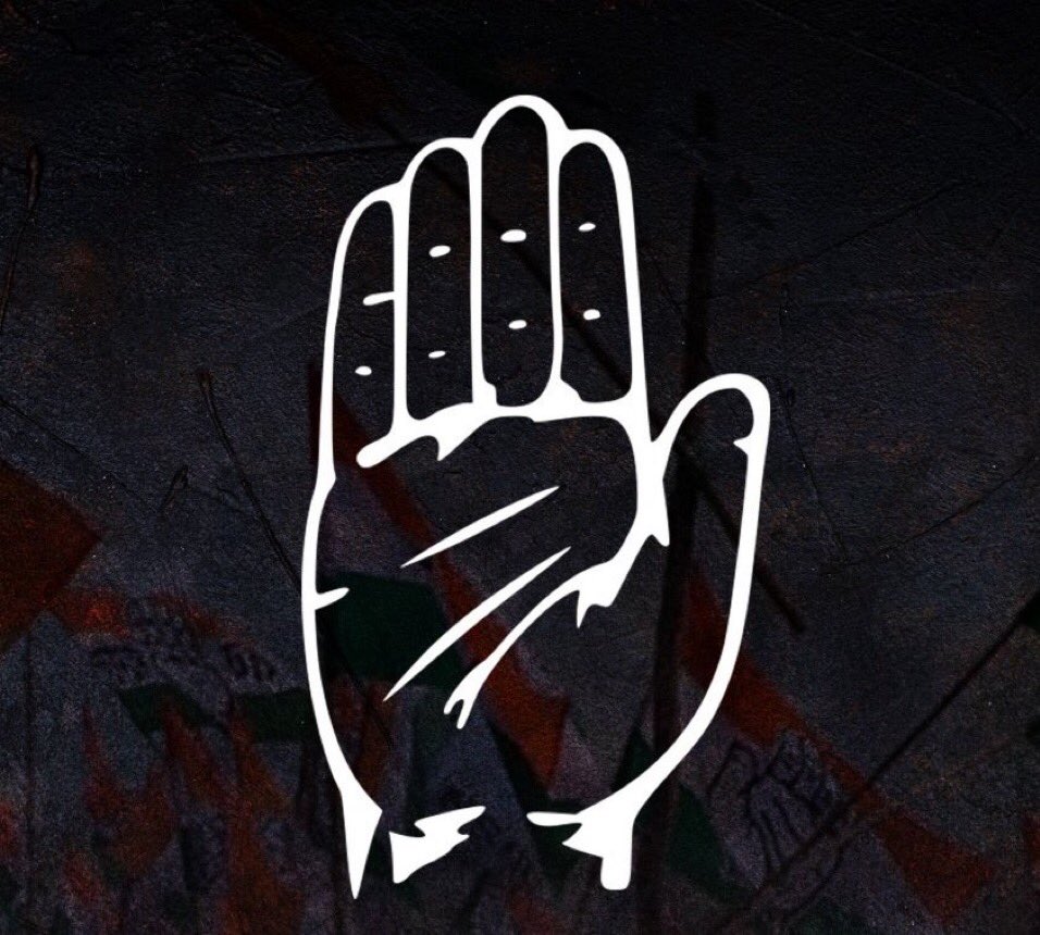 Congress got hand symbol from a small temple called Hemambika Temple in Palakkad district is also known Emoor Bhagavathy Temple or Kaipathy (Hand) Temple. This  was selected by Indiraji.  It’s believed that  the hands are of Goddess Parvathy, seeking help, while drowning in water