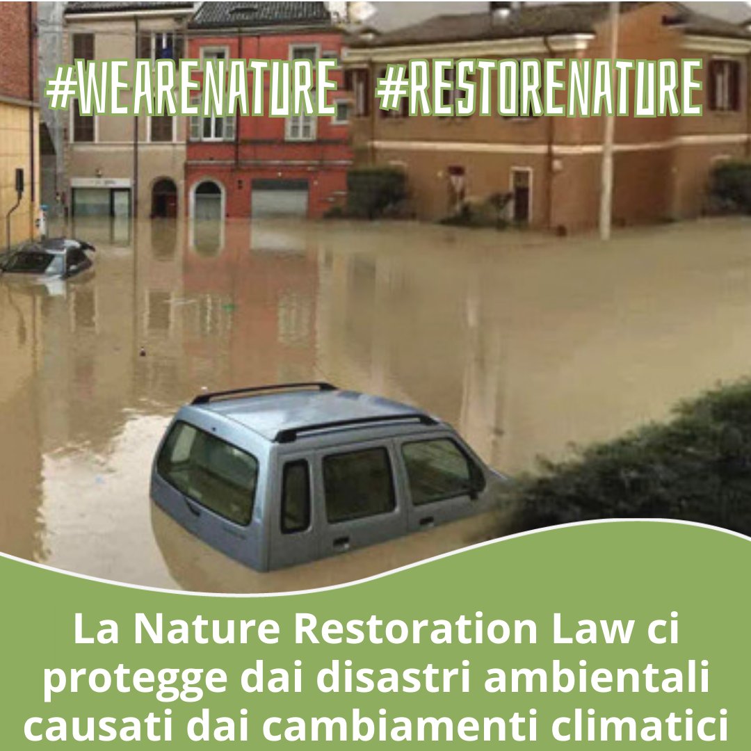 🌡️TEMPERATURE RECORD ☔️ALLUVIONI DEVASTANTI 🔥INCENDI 🌞SICCITA’ Questa è la realtà in Europa. La #RestoreNature Law è la soluzione! @EUCouncil, @GPichetto, @GiorgiaMeloni non possiamo più aspettare #earthday #WeAreNature