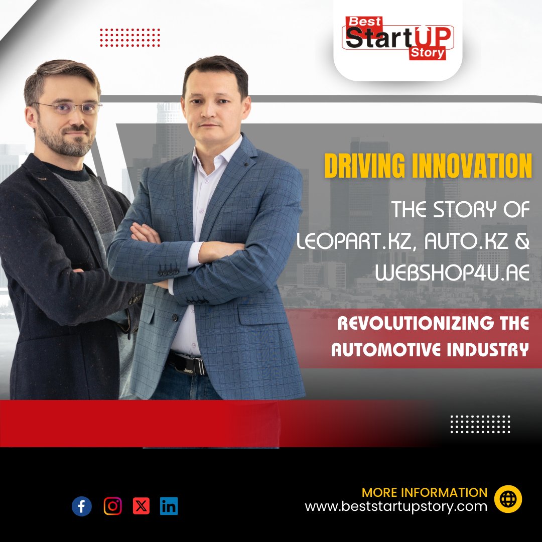 Dive into the journey of Leopart KZ, creators of AutoKZ and WebShop4U, reshaping online shopping in Kazakhstan. Find inspiration on BestStartupStory!

🌐beststartupstory.com/the-story-of-l…

#beststartupstory #bss #Startup #startupstory #onlineshopping #automotive #success #story