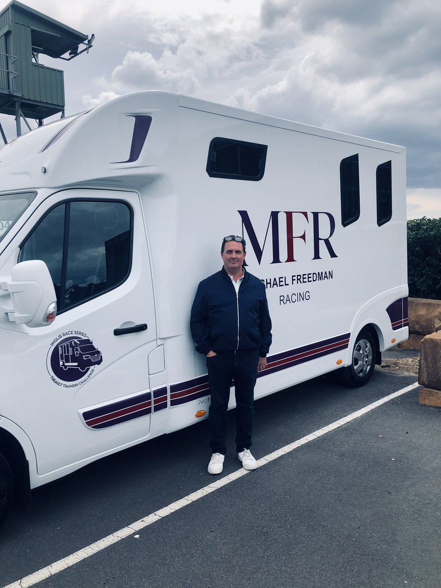 Winner of the 22/23 Inglis Race Series Theault Trainers’ Challenge, we’re delighted to deliver @MFreedmanRacing his branded Proteo Switch 🚚 🏇💨 We wish the stable many safe & successful journeys!