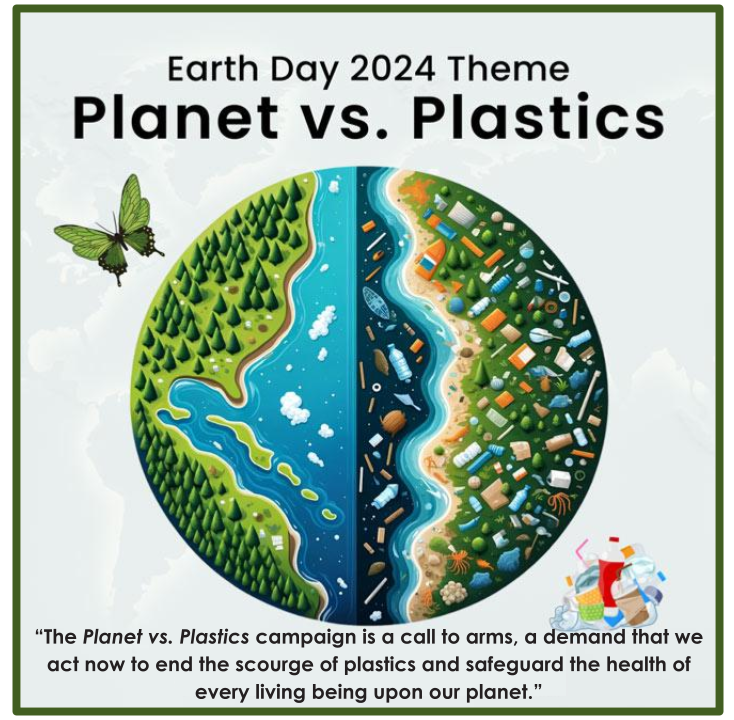 It's not a day — it's a movement.    Earth Day Every Day
Together, let’s celebrate and protect our beautiful planet.  #EarthDay2024  #EndPlastics #EarthDay #EndPlasticPollution #GlobalPlasticsTreaty