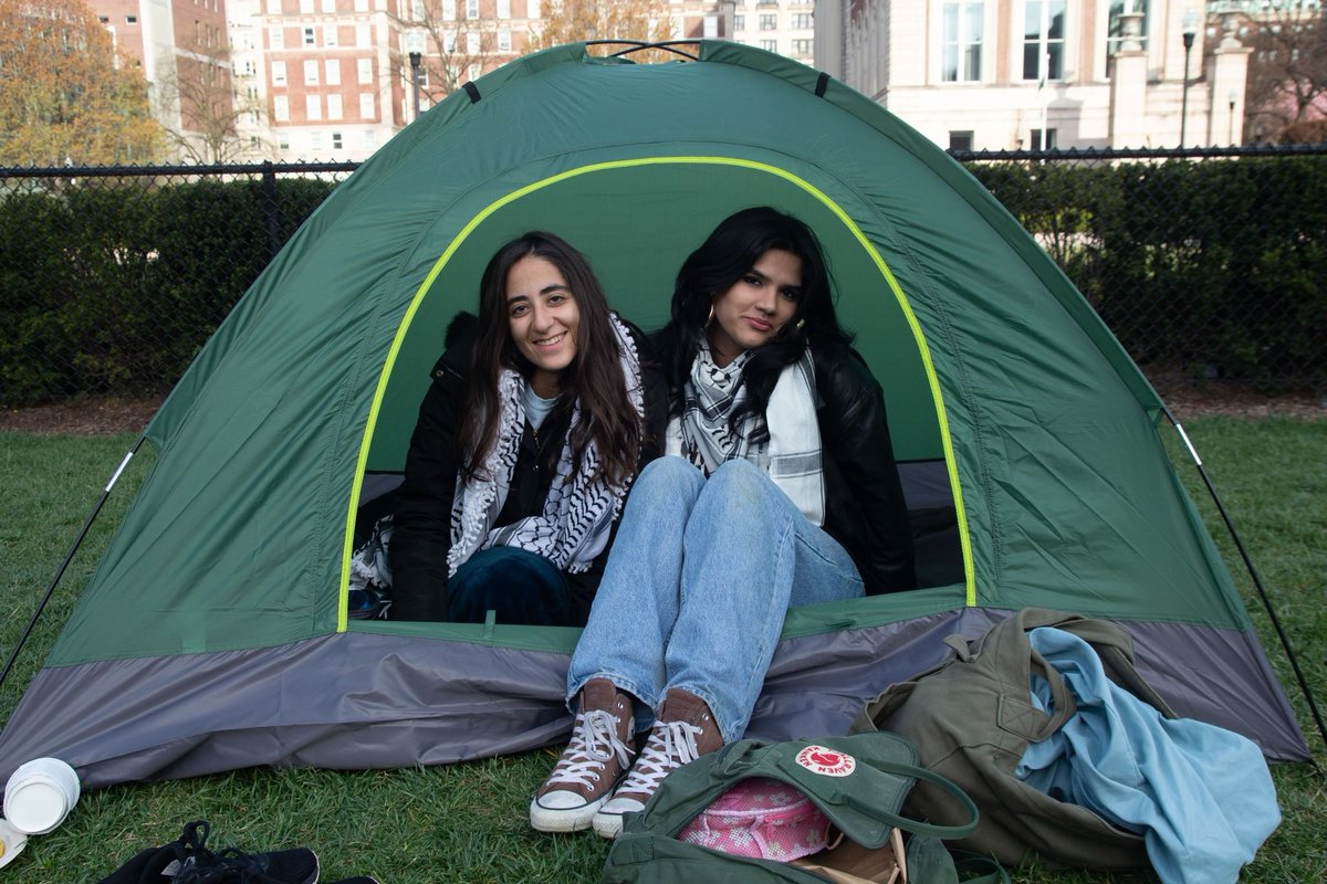 Two heroines 

#ColumbiaUniversity