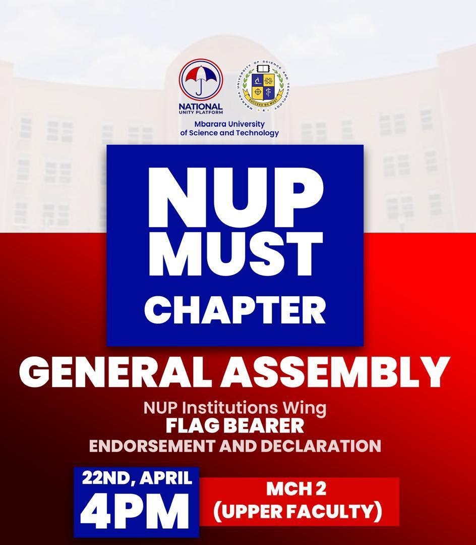 Attention, Gallant Musterians! Join us Today as @nup_mustchapter officially endorses its Chapter flag bearer. Remember, the Guild president voting is on 3rdMay . #WilsonForGuild