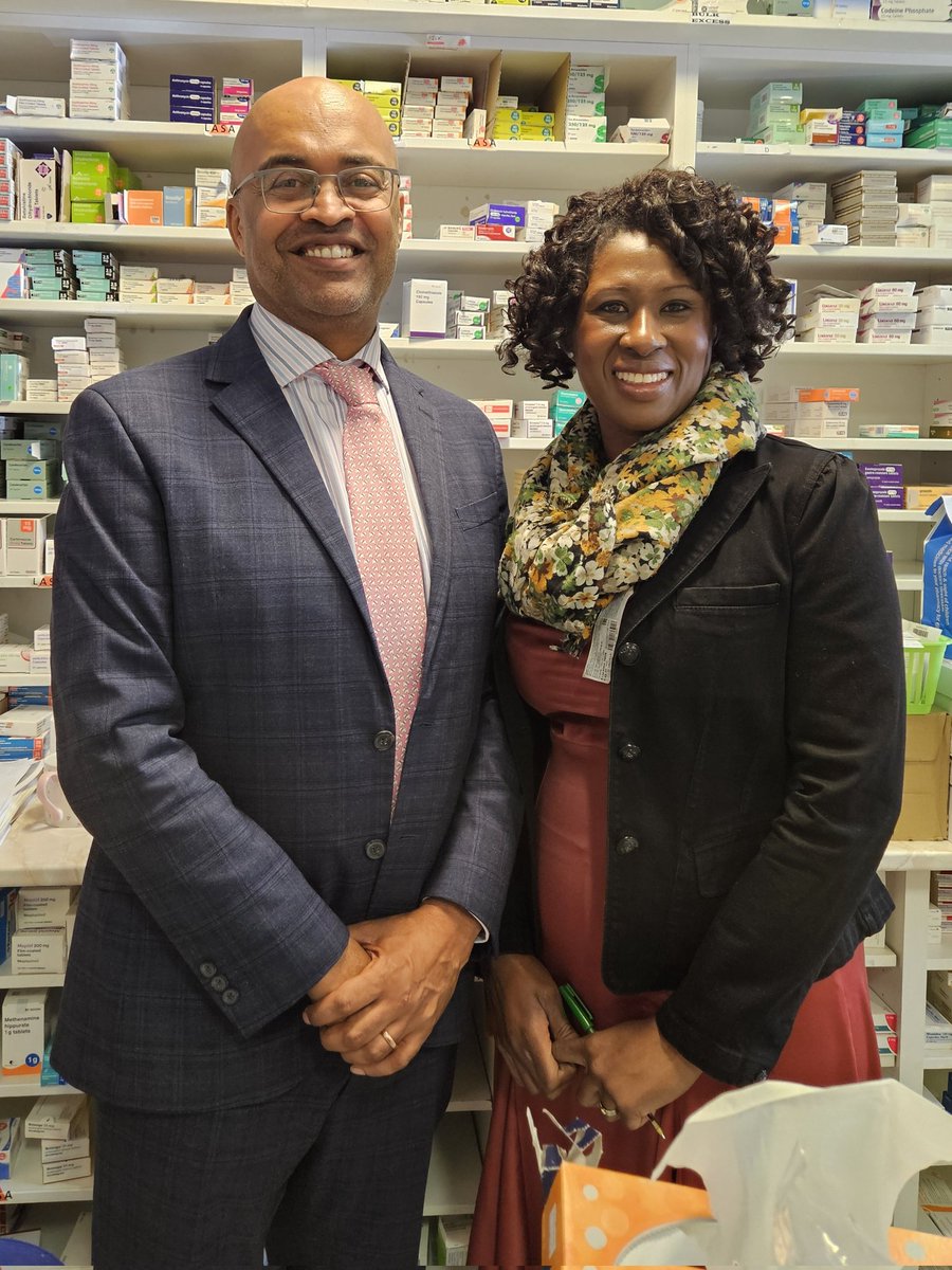 Great to visit @pattigenoahojo, who supported our International Women's Day celebrations in March, on Friday, and talk about challenges for community pharmacies in delivering Pharmacy First in England and her roles as @rpharms community pharmacy expert advisor and LPC Vice Chair.