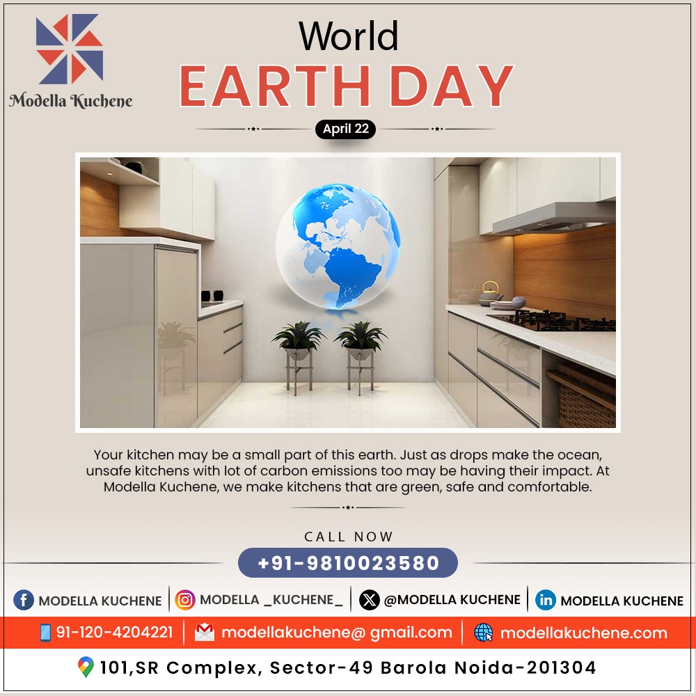 WORLD EARTH DAY

CALL NOW +91-9810023580

#kitchen #kitchendecor #noida #callnow #modularkitchen #modulardesign #ModularKitchenDesigns #kitchenware 
#EarthDay #EarthDay2024 #earthdayactivities #EarthDayChallenge #22april #22April2024 #earthday