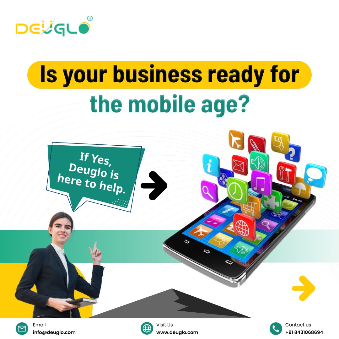 Is your business ready for the mobile age?
If Yes, Deuglo is here to help.

Let's talk about your mobile app vision!

Visit: deuglo.com

#deuglo #mobileappdevelopment #mobileapps #mobileappdesigners #appdevelopment #apps #appdesign #appdevelopmentcompany