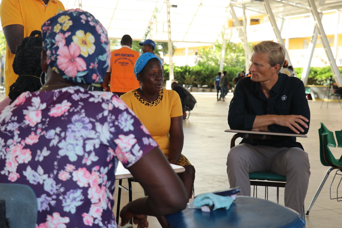 As troubled by the hunger I saw during my Haiti visit, as inspired I was by its rebellious history &amp; strength of Haitians. They need more international support to overcome this complex crisis. <a href="/WFP/">World Food Programme</a> 5-star team staying &amp; delivering food, cash &amp; school meals to some 500k ppl/month.