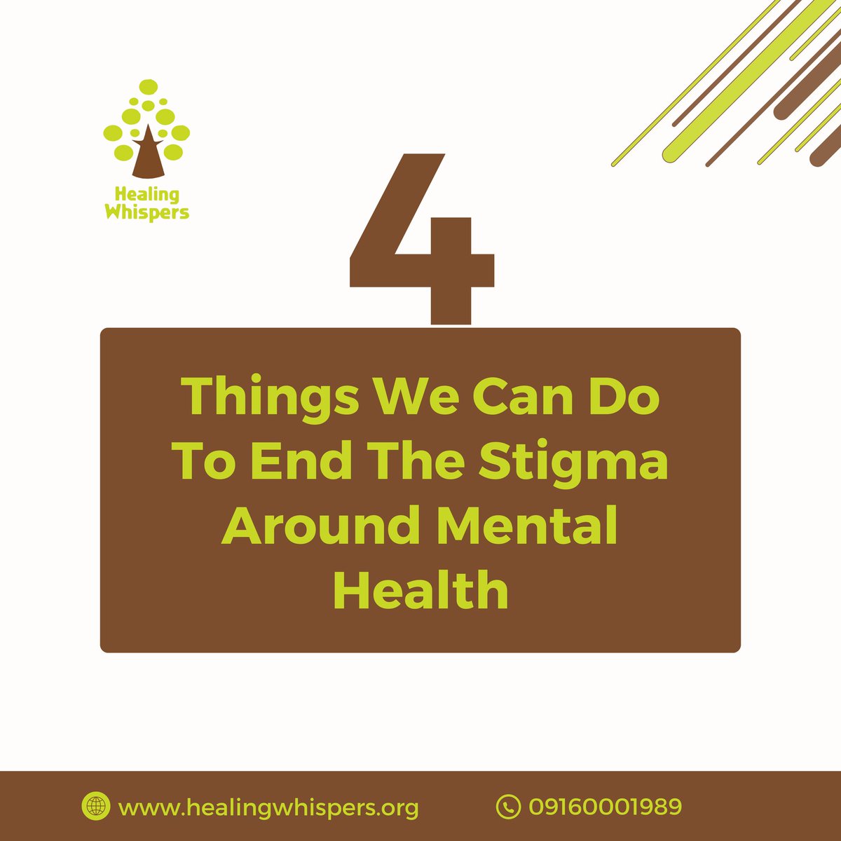 We must end mental health stigma for one crucial reason: it saves lives. 

When stigma fades away, people can reach out, share their struggles, and find the support they need. 

#mentalhealth  #endthestigma