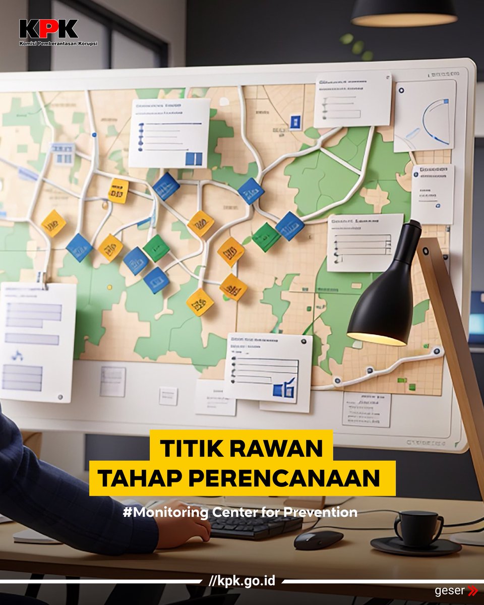 KPK_RI's tweet image. Halo #KawanAksi!

Pada konten sebelumnya telah dijelaskan upaya pencegahan korupsi di daerah melalui Monitoring Center for Prevention. Kali ini, yuk kita bahas area intervensi pertama, yaitu area perencanaan. (1/3)

#MCP2024
#AreaPerencanaan