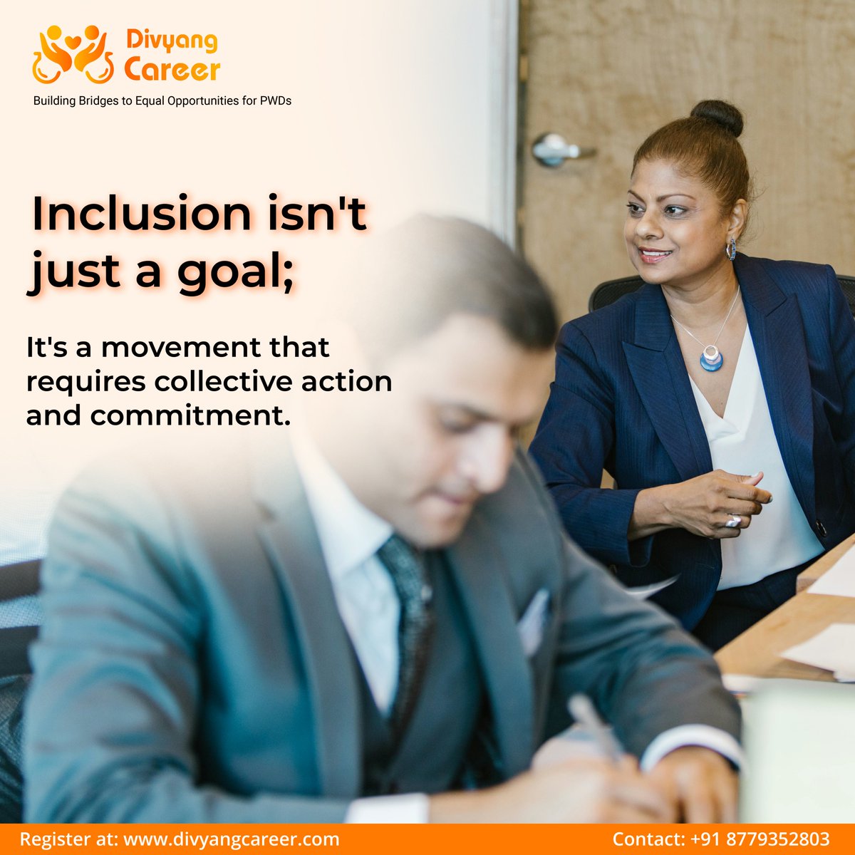 Let's amplify voices, challenge norms, and pave the way for a future where everyone's talents are celebrated and opportunities abound.
#PwDJobs #empowercarrerr #CareerJobs #jobseekers #CareerGoals #CareerOpportunities #goal #ConnectWithUs #careergrowth #talent #PWD #divyangcareer