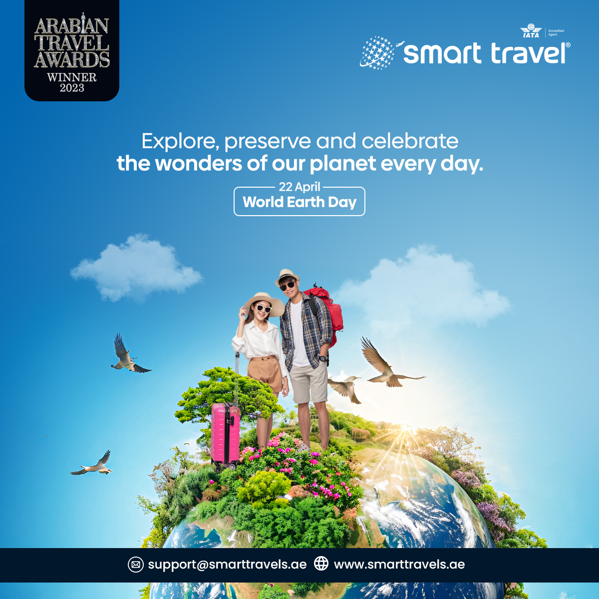 Happy World Earth Day !
.
Let's journey responsibly and preserve the beauty of our planet for future explorers.
.
.
.
#Smarttravel #WorldEarthDay2024 #EarthDay #saveearth #exploreearth #feelthebeauty