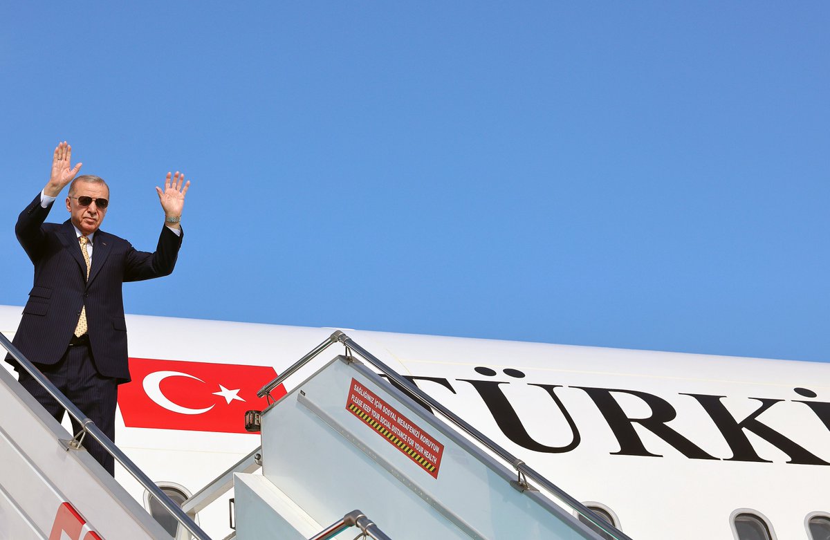 Cumhurbaşkanımız @RTErdogan, Irak'a hareket etti.