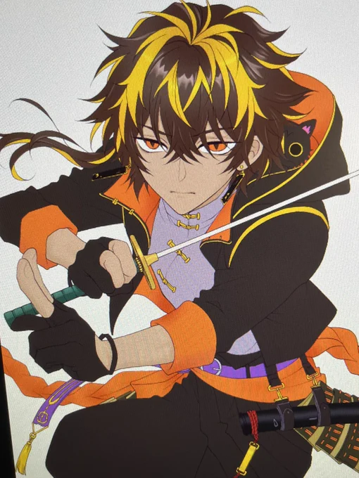 刀剣乱舞の新刊も出ます!これは塗りかけ火車切くん表紙 