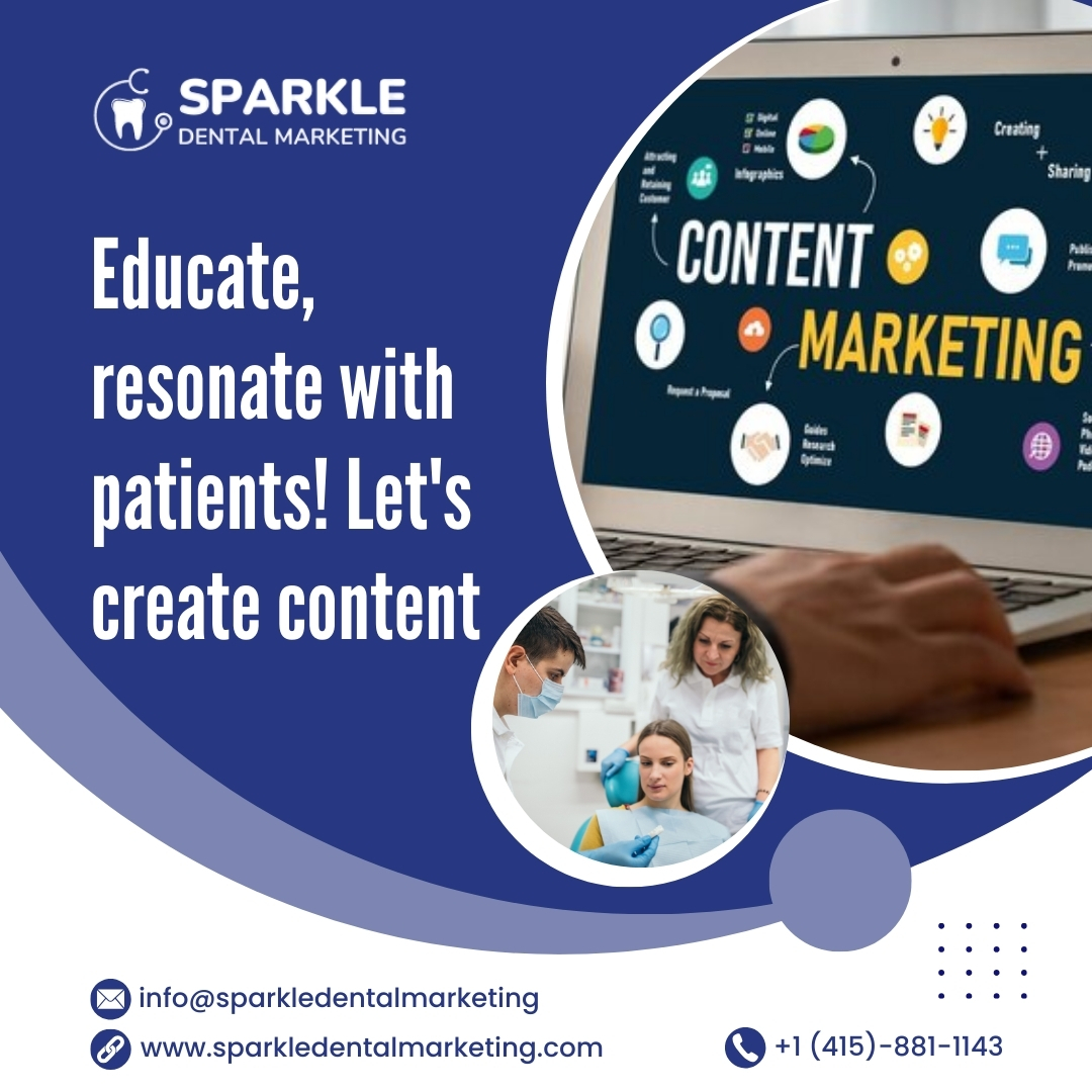 Knowledge is power! Educate your audience and establish your authority in the dental field with our content marketing services. 
Visit now @ sparkledentalmarketing.com
#webdevelopment #dentalwebsite #dentalmarketing #marketingteam #PPC #payperclick #socialmedia