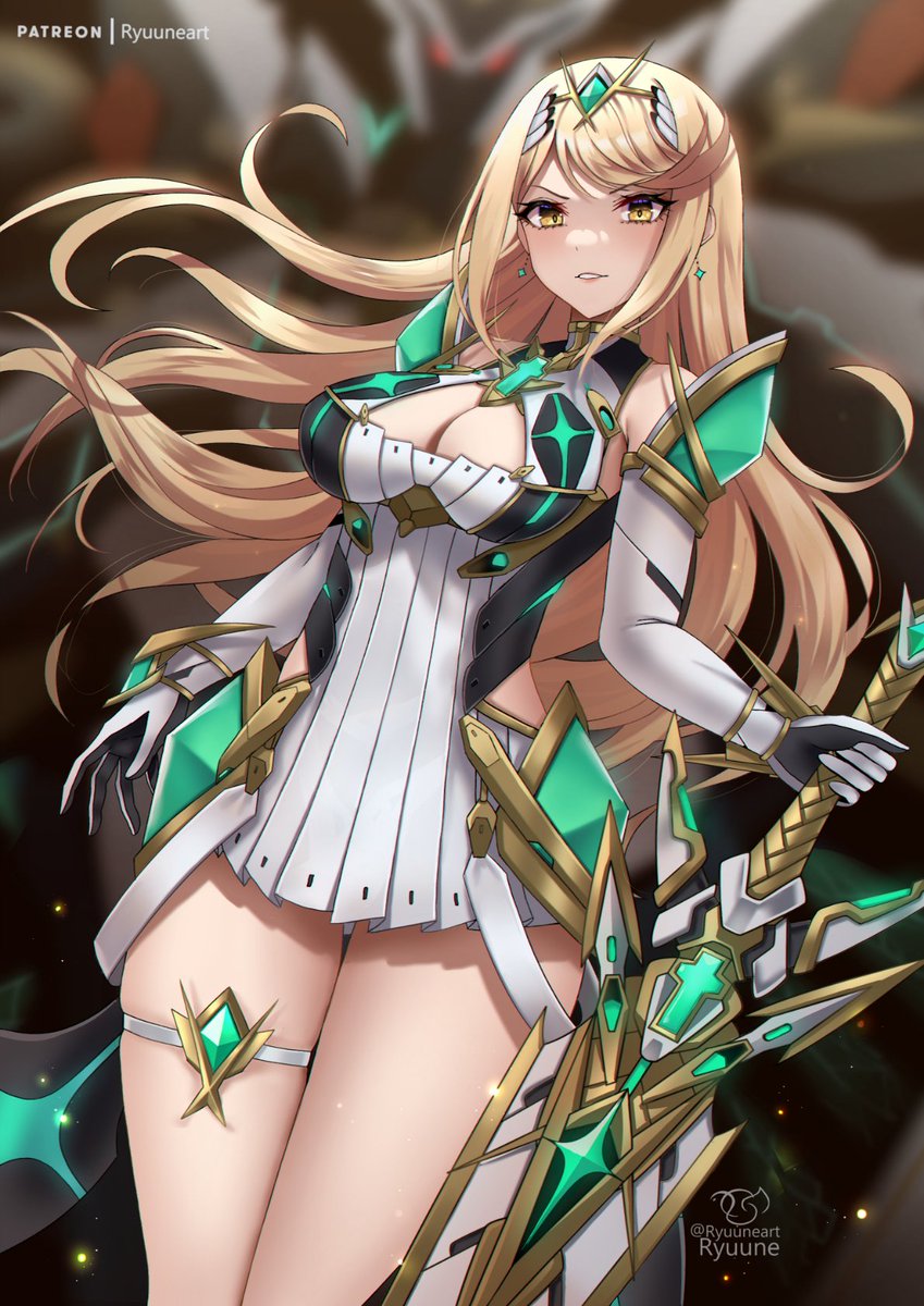 Mythra day #345 
#XenobladeChronicles2 #Mythra