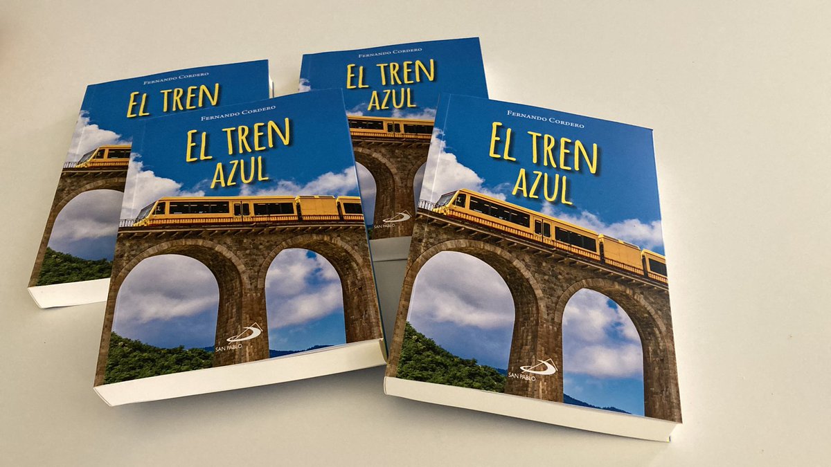 Os presento mi novela 'El tren azul' @sanpablo_es. Cuenta las historias que se van tejiendo en el Colegio Sant Caprasi de Barcelona, inspirada en @PadreDamianSSCC. Ya está en librerías. Y también se puede adquirir en las plataformas de internet. libreria.sanpablo.es/libro/el-tren-…