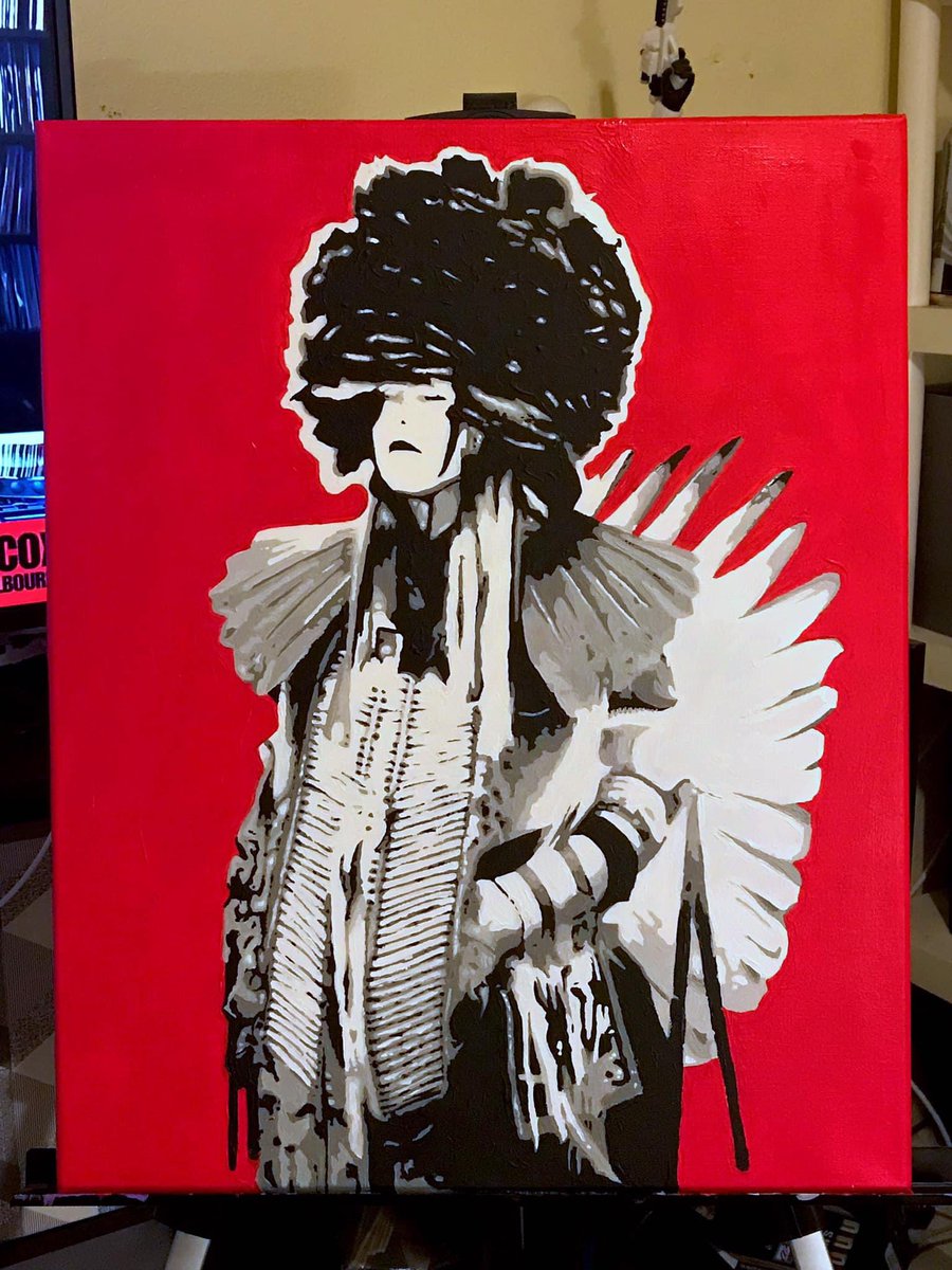 A piece I did acrylic on canvas #nft #nftcollector #NFTCommunity #nativeart #indigenousart