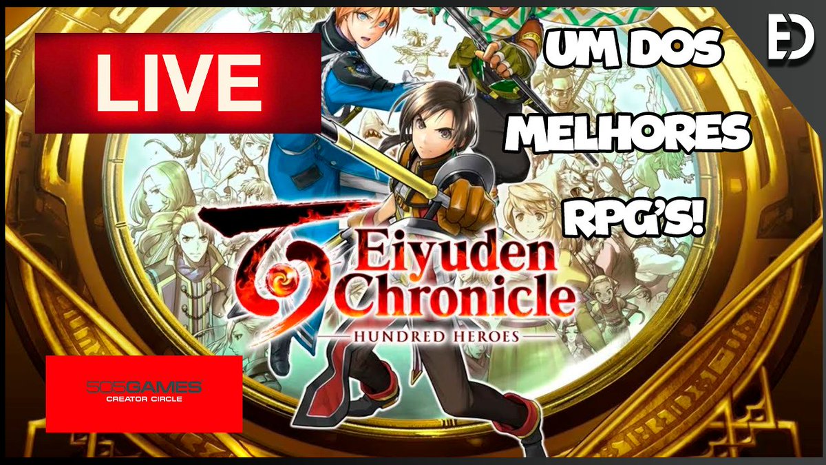 EIYUDEN CHRONICLE: HUNDRED HEROES | Live Gameplay do Inicio em PT-BR
youtube.com/live/XnanSHe0p…

Jogo cedido por @505Gamesspain ao nosso canal!

#EiyudenChronicles #eiyudenchroniclehundredheroes #505Games