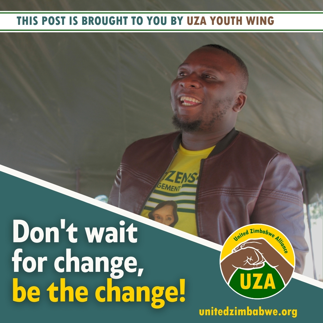 Speaking to youth at a recent #UZA Youth Wing meeting, Chair Yotam challenged young people in #Zimbabwe to be the change, saying, “don’t wait for change, step up & lead with purpose.” He called on youth to use their strength & creativity & to make their voices heard. #JoinUZA