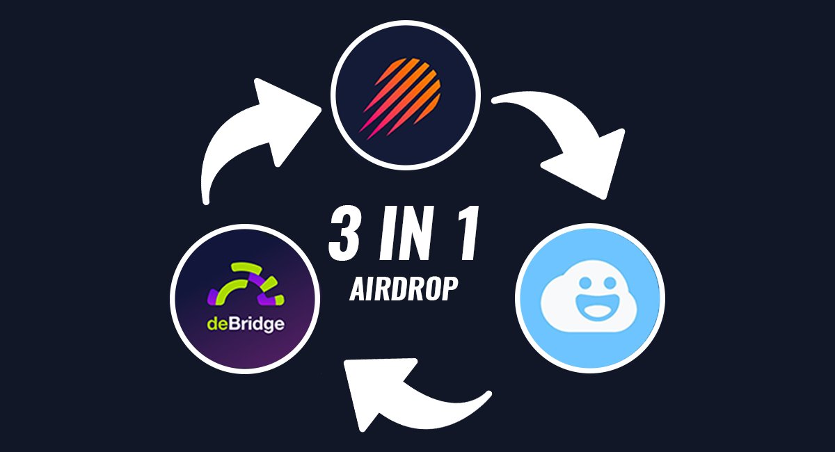 My morning routine: 3-in-1 Airdrop on Solana! 🪂

From Debridge to Sanctum and then Meteora [Full guide] 🧵