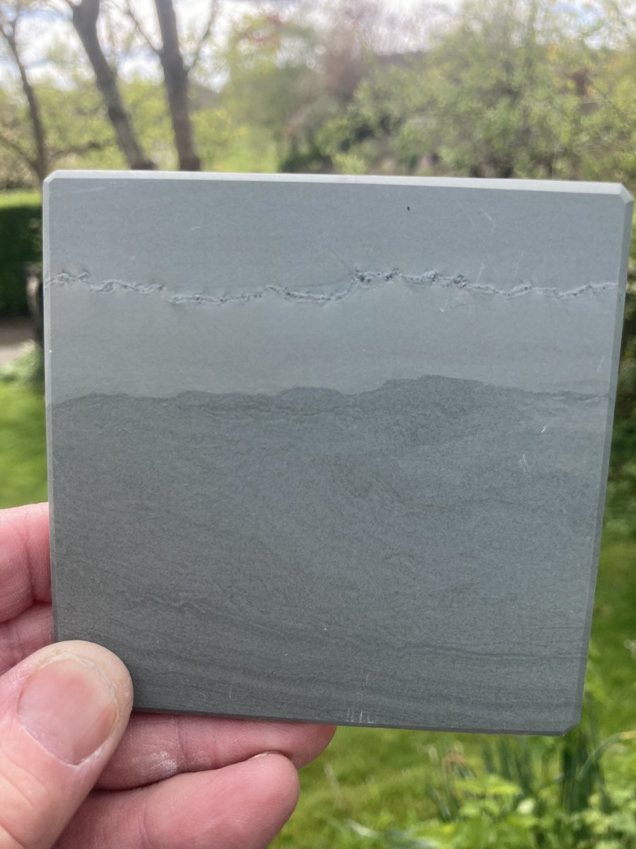 This was the only Westmorland green slate coasters I had to take back from Rheged on Saturday, what is wrong with this one? All the rest sold out.
Who knew hand crafted, unique, locally quarried in the Lake District, beautiful slateware would be so popular?
