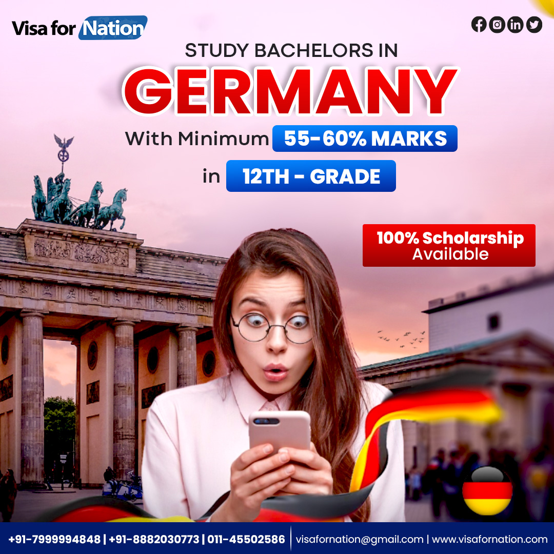 Explore boundless academic opportunities with a study in Germany.
Discover world-top education with Visa for Nation. 

For more Information Call Us at +91-7999994848/+91-8882030773 

#studyabroad #studentvisa #studyingermany #studyvisaconsultancy #studyvisa #Visafornation