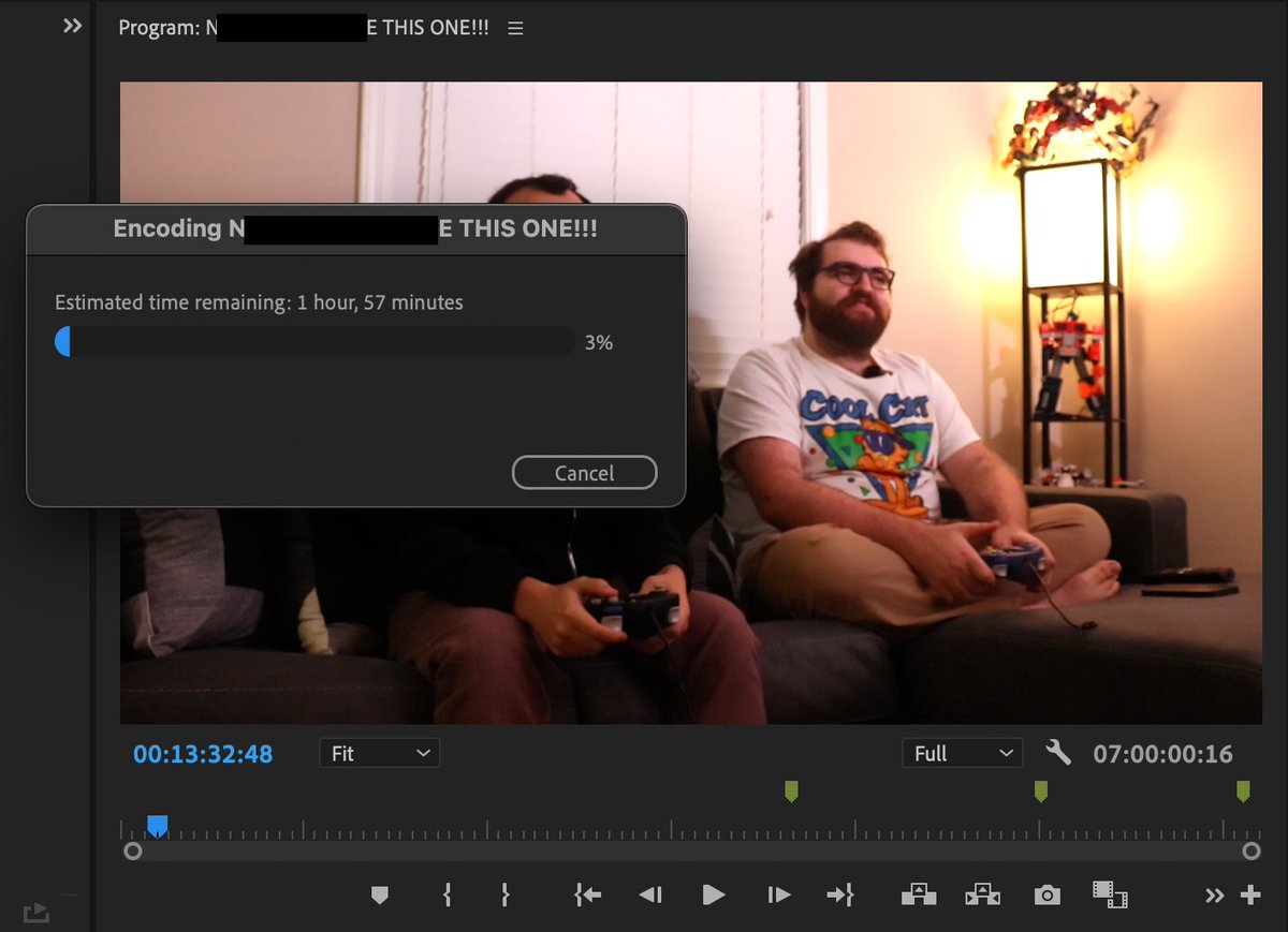 Exporting now. Hopefully this goes by fast enough to post tomorrow.