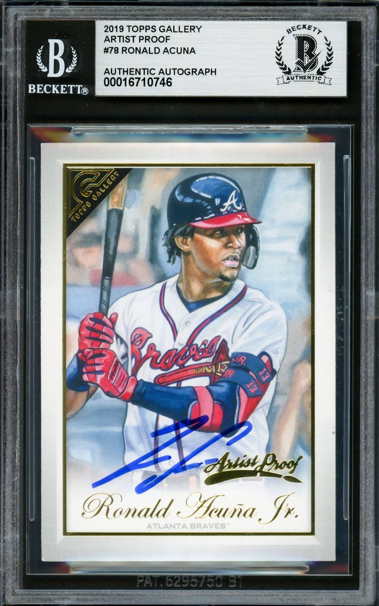 Ronald Acuna Jr. Autographed 2019 Topps Gallery Artist Proof Card Beckett: Vendor: CollectingAll Sports Cards And Memorabilia
 Type: 
 Price: 118.99   
 
 Ronald Acuna Jr.… 📌 shrsl.com/4fuj5 📌 #CardAuction #CardTrader #CardCommunity #SportsMemorabilia #CollectibleCards