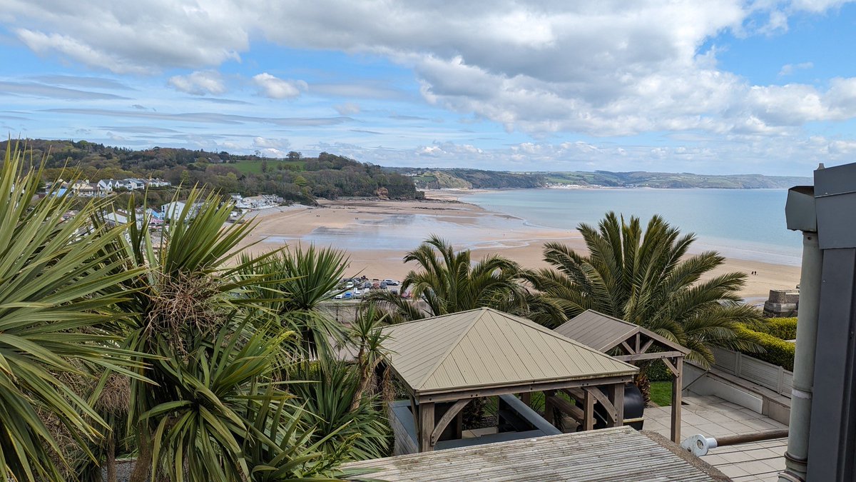 The view from ⁦@StBridesHotel⁩ in #saundersfoot yesterday