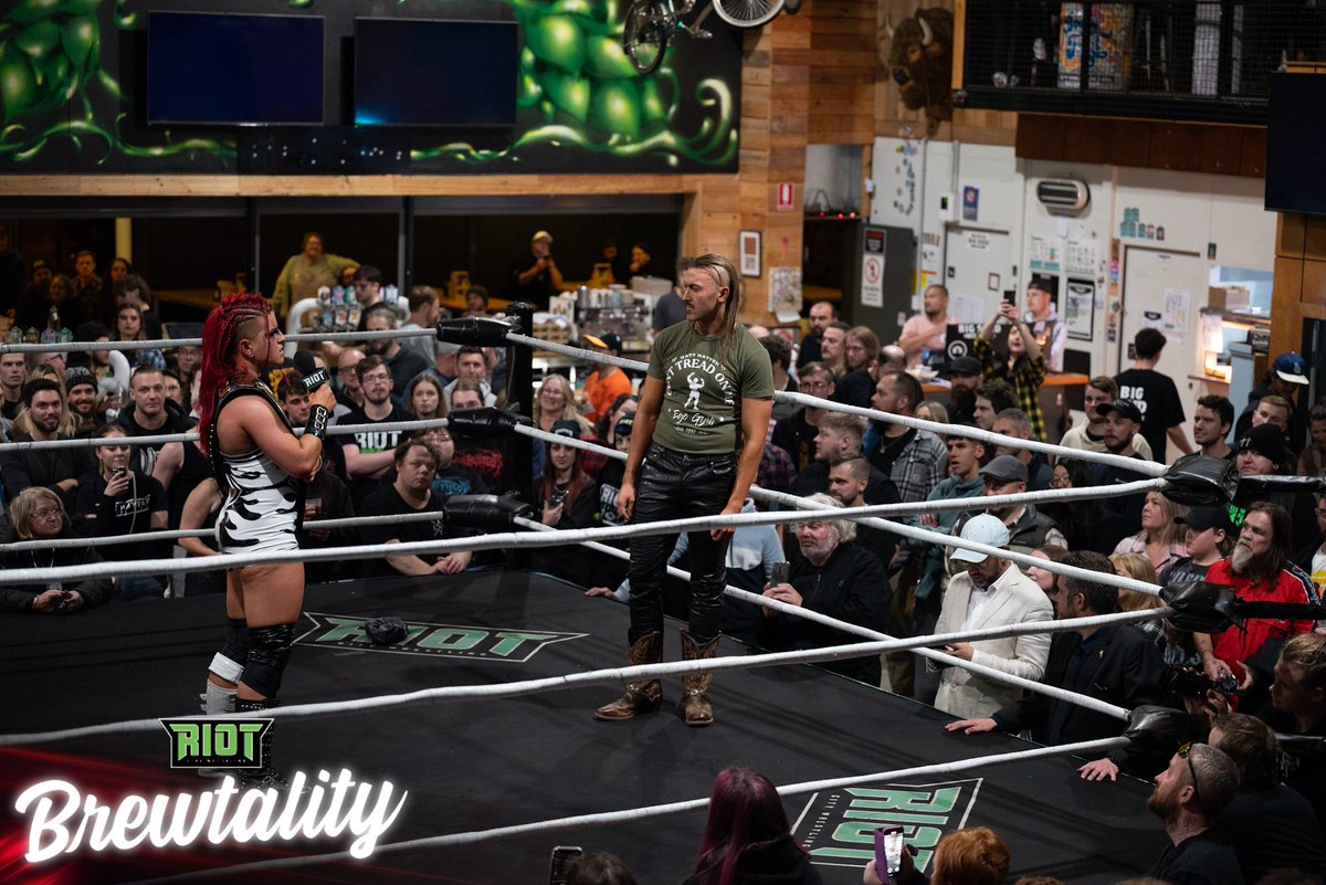 After successfully retaining her #RCWGrand Championship at #RCWBrewtality last Friday night, @DELTABrady_ wasted no time in calling out her next potential challenger, @HayterEgo for a title shot! When will we see two of RCW’s most popular stars collide? @bigshedbeer 🍻