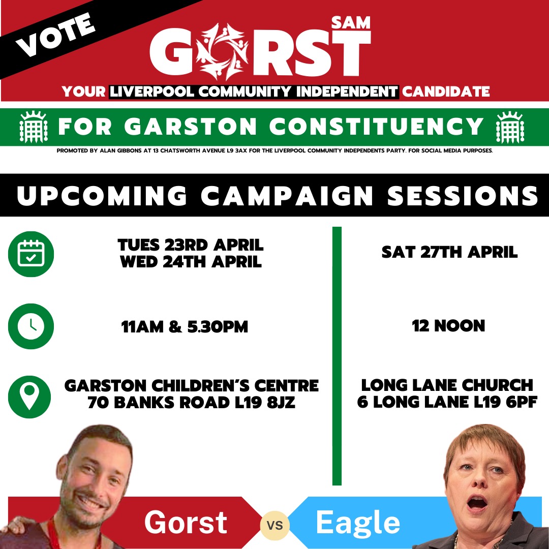 Campaign diary this week. If you can spare an hour pop down and join us.