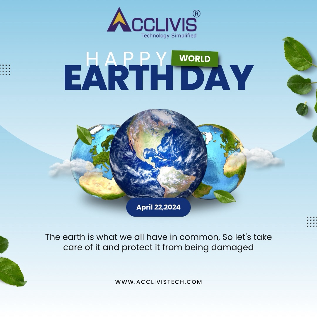 Acclivis Technologies Commits to Sustainable Solutions on Earth Day 2024! 

🌍 Embracing Innovation for a Greener Future 🌿🌎

 #AcclivisGoesGreen #SustainableTech #EarthDay2024