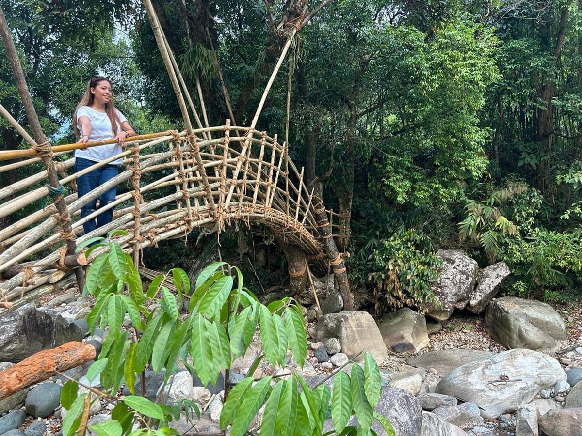 Embarking on the Bamboo Trek, delving into the hidden treasures of Meghalaya! Amidst the lush greenery and tranquil landscapes, taking a moment to reconnect with oneself amidst the hustle and bustle of life. #BambooTrek #ExploreMeghalaya #FindYourZen #meghalayatourism
