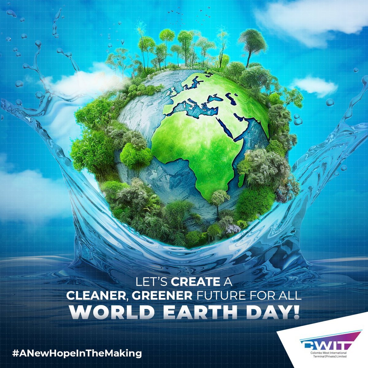 CWITSriLanka's tweet photo. This Earth Day, let's rise to the challenge of addressing plastic pollution and protecting our environment. By coming together and taking action, we can build a more sustainable future for all living beings.

#CWIT #ANewHopeInTheMaking #EarthDay https://t.co/hMLF78KmhO