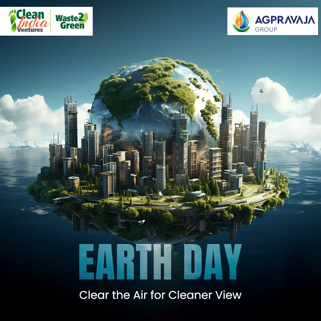cleanindiatech's tweet photo. This Earth Day, let's pledge to clear the air of pollutants, PM particles, and concentrated residuals. Together, we can work towards a cleaner, healthier environment for all.
#CleanIndiaVentures #CleanIndiaTech #CIV #EarthDay https://t.co/H0LhJgHPN5