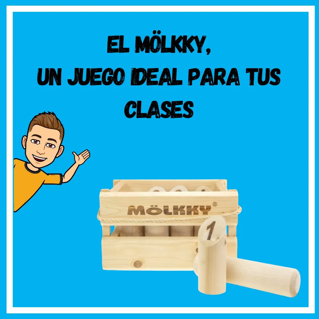 #abrohilo El Mölkky, un juego de campo y diana ideal para tus clases de #edufis (1/6).