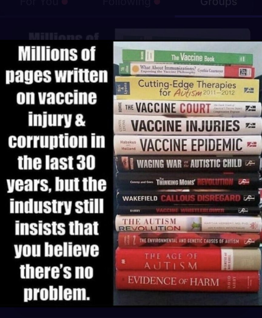 Vaccines are safe, just read the literature.
