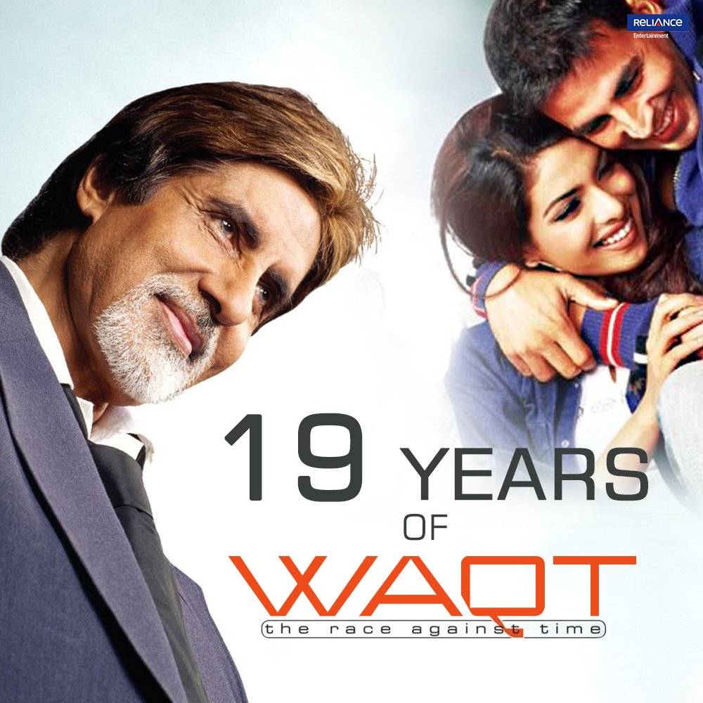 A timeless tale of the special bond between a father and his son! Celebrating 19 years of #Waqt. #19YearsOfWaqt 
@SrBachchan @akshaykumar @priyankachopra @ShefaliShah_ @bomanirani @rajpalofficial #VipulAmrutlalShah