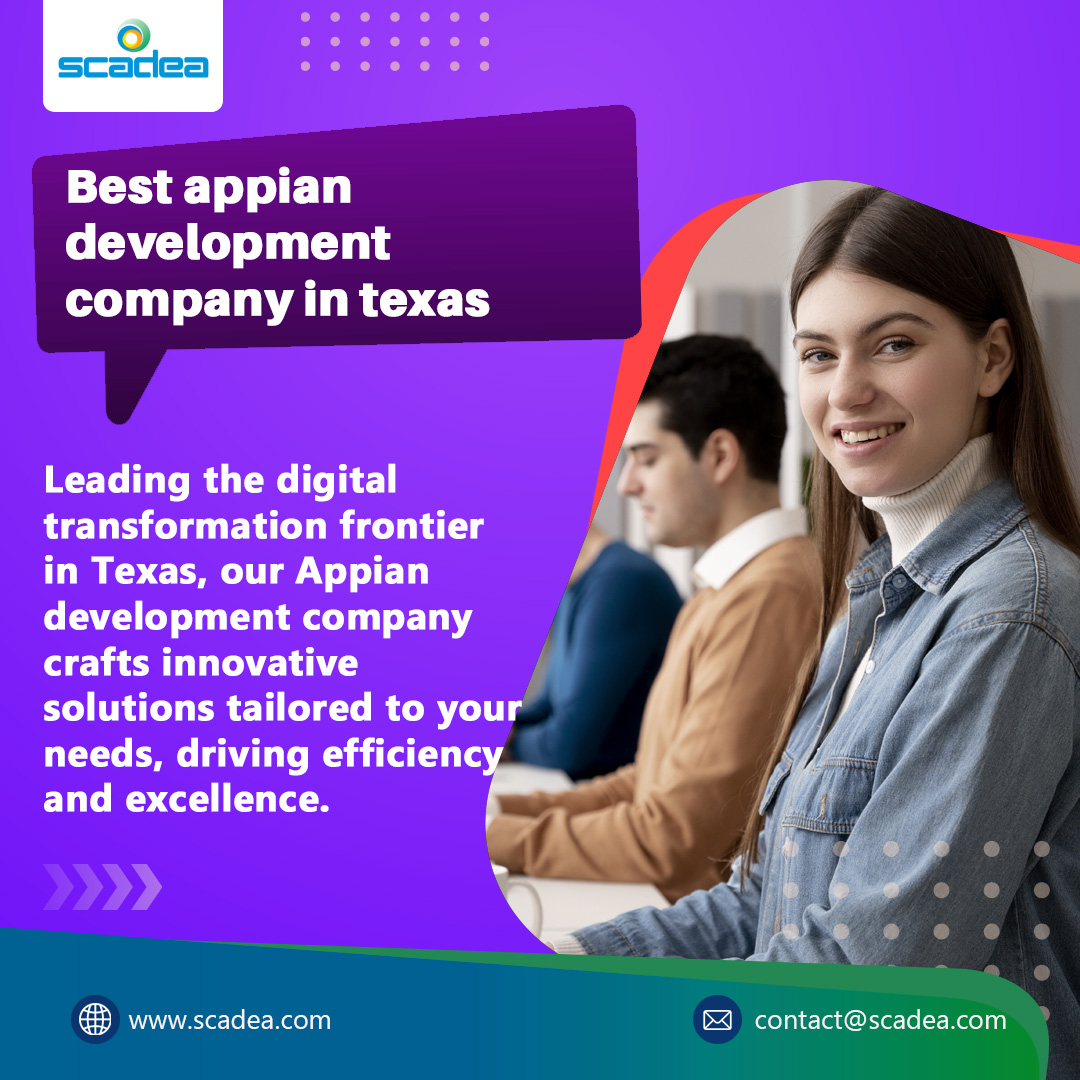 ScadeaSolution's tweet image. Unleash the power of innovation with Scadea, the leading Appian development company in Texas! 🚀💻 

Our tailored solutions drive efficiency and excellence in your digital transformation journey. 

#AppianDevelopment #DigitalTransformation #ScadeaSolutions