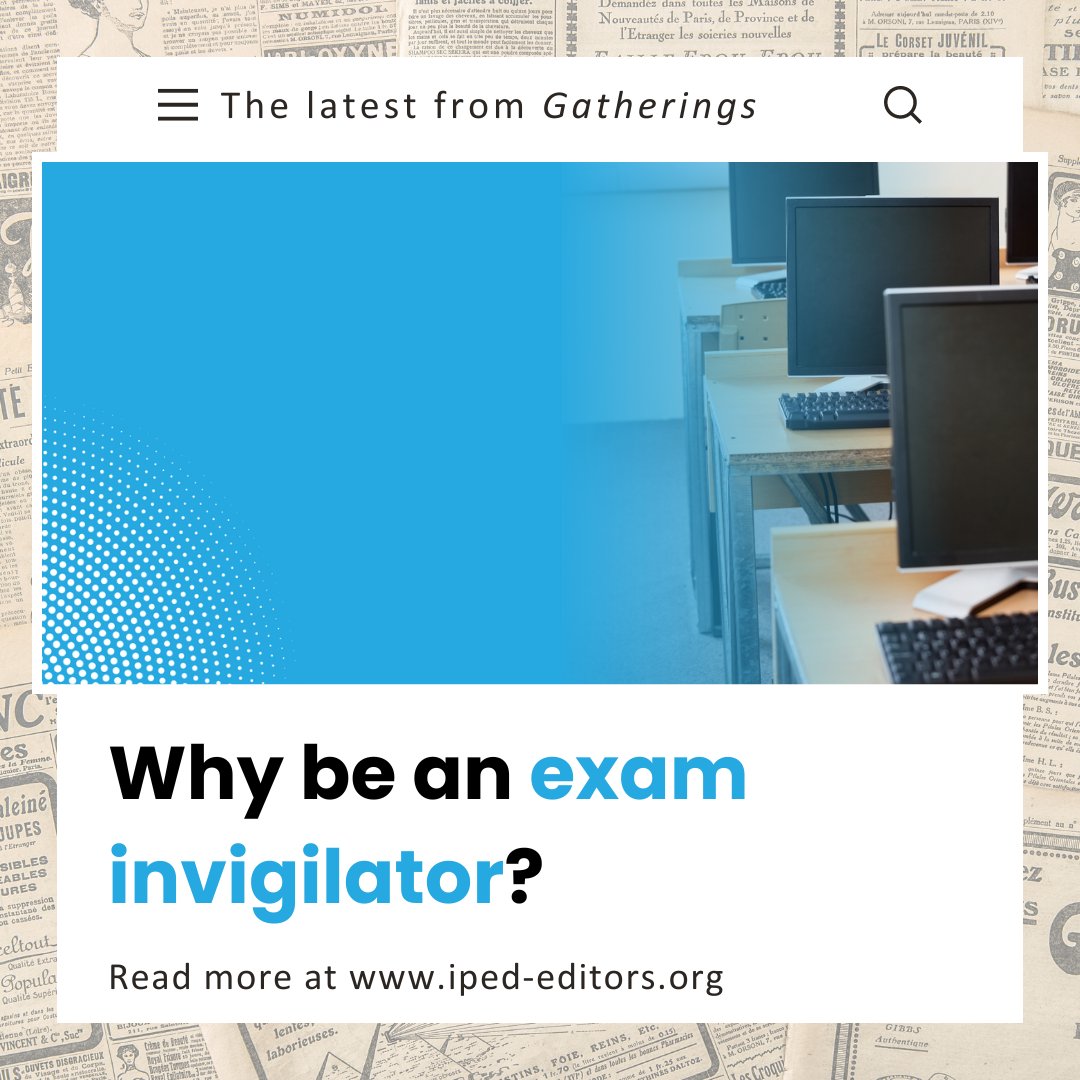 In the latest issue of Gatherings, we shared the rewards of exam invigilation. If you're an Accredited Editor, volunteering as an invigilator is a way of giving back to IPEd by supporting other editors to achieve a career milestone. Read more: iped-editors.org/april-2024/why…