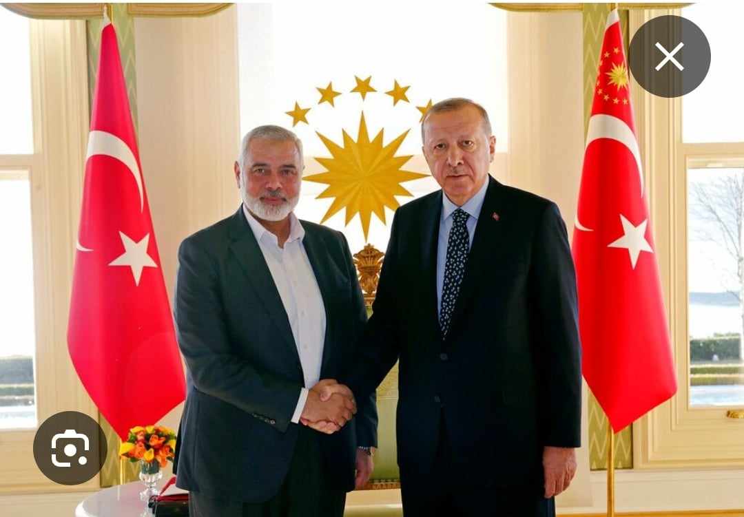 TURKISH PRIME MINISTER AND THE LEADER OF HAMAS IN INSTAMBUL 2 DAYS AGO .
TURKEY STRONGLY SUPORTS TERRORIST ORGANIZATIONS LIKE HAMAS .
TURKEY RECEIVES BILLIONS OF EUROS IN AID FROM THE EUROPEAN UNION AND BILLIONS OF DOLLARS FROM THE USA !
#Turkey
#Erdoğan 
#ComisionEuropea