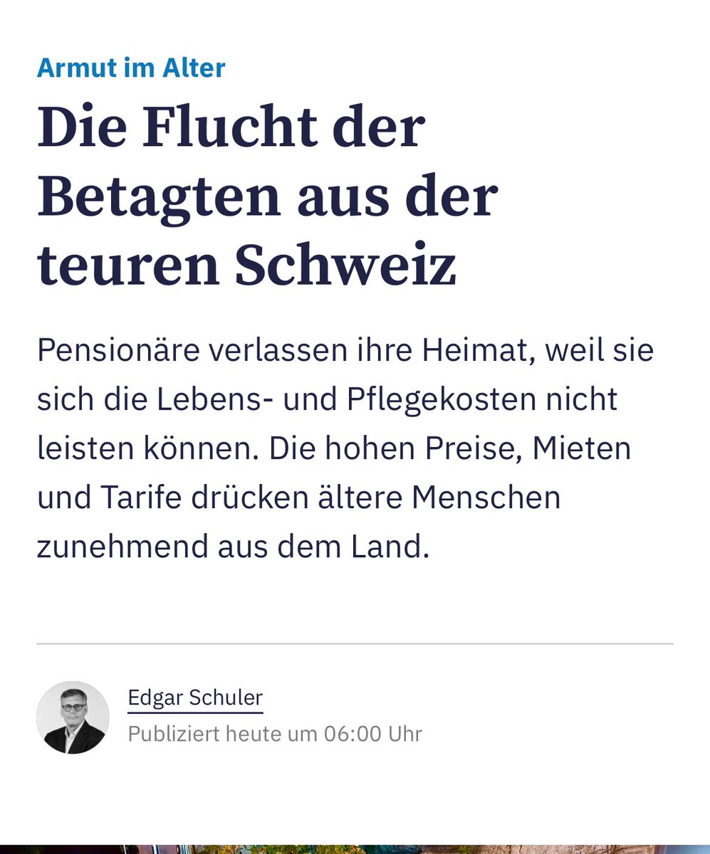 Mmmh. Vor der Abstimmung im @tagi: die Alten sind so gestopft, dass sie alles mögliche brauchen, aber bloss keine #13AHV. 6 Wochen später: Die Alten sind so arm, dass sie massenhaft nach Thailand flüchten müssen. Kann man machen. #Geschwaetzvongestern #wenkümmerts