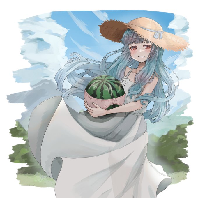 #これを見た人は水色又は青色と白色の混ざった色の画像を貼れ 