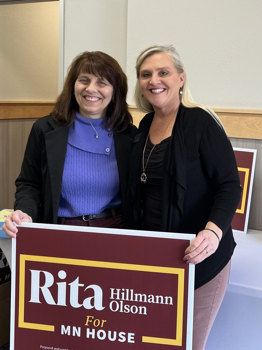 PamAltendorf's tweet photo. Great turn out for Rita, our endorsed Northfield @mnhousegop candidate!
Impressive:
✔️ campaign team
✔️ volunteers
They are organized, smart, and ready to work hard to #FlipMNHouse2024
#SaveMN
SUPPORT. FOLLOW. DONATE. #LetsGoMN!!!
https://t.co/MBPG7VRqOd https://t.co/sjwnYCE9b0