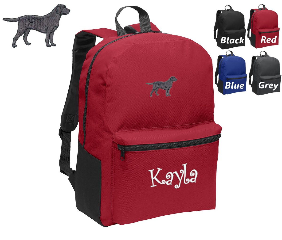 Personalized Kids Backpack Embroidered Labrador Retiever Dog Monogrammed with Name of Your Choice Perfect Kids School Gift etsy.com/listing/676238…
 #BoysGift #personalized