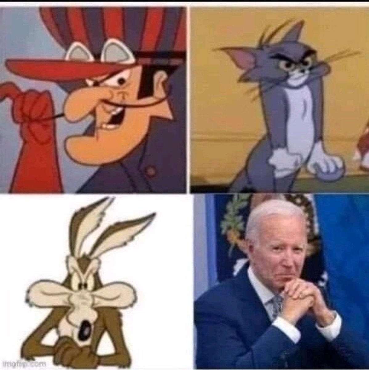 Old school Saturday morning cartoon villains are better than the trash named Joe Biden, who sits in the Whitehouse currently...