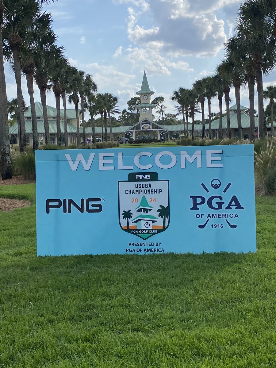 .@USDGA Championship kicks off tomorrow morning @PGAVillage! Can’t wait to watch these 90 athletes compete on The Ryder Course! #inspiration #grit