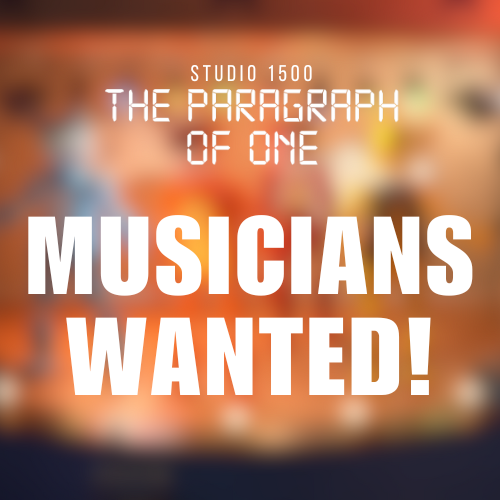 studio_1500's tweet photo. If you are or know anybody who is a musician, please respond to this post. We need someone to compose a soundtrack for our movie "The Paragraph of One" and also to write 3 songs for it (which will be explained via DMs). If you aren't a musician, please at least repost this. https://t.co/FJu5HA5INM